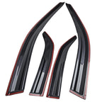 Set of 4 Window Visors for Ford Focus 4 Door Hatchback (2012–2018)