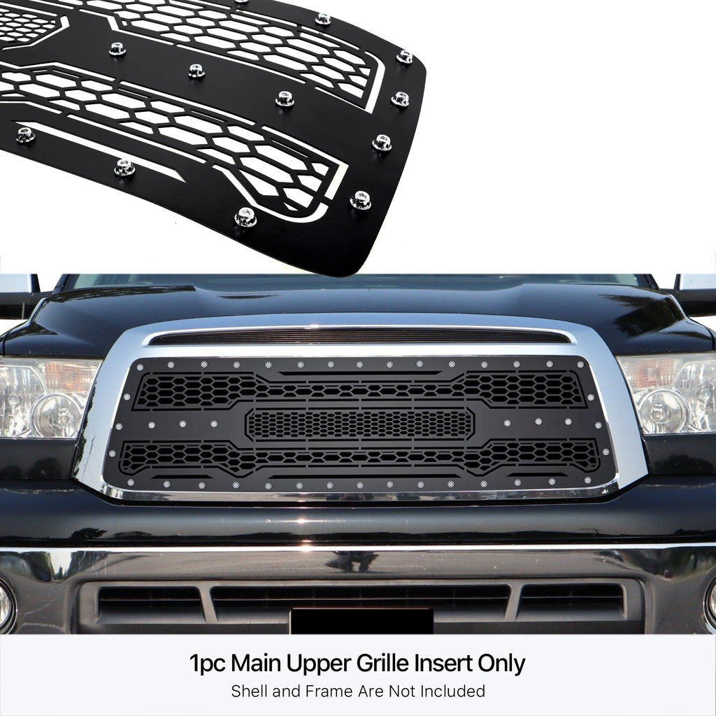 Stainless Black Laser Cut Grille Insert for Toyota Tundra (2010-2013)