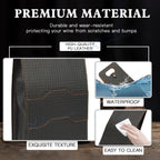 Black Woven Double Bottle Wine Carrier Bag for 2 Bottles (2015-2025)