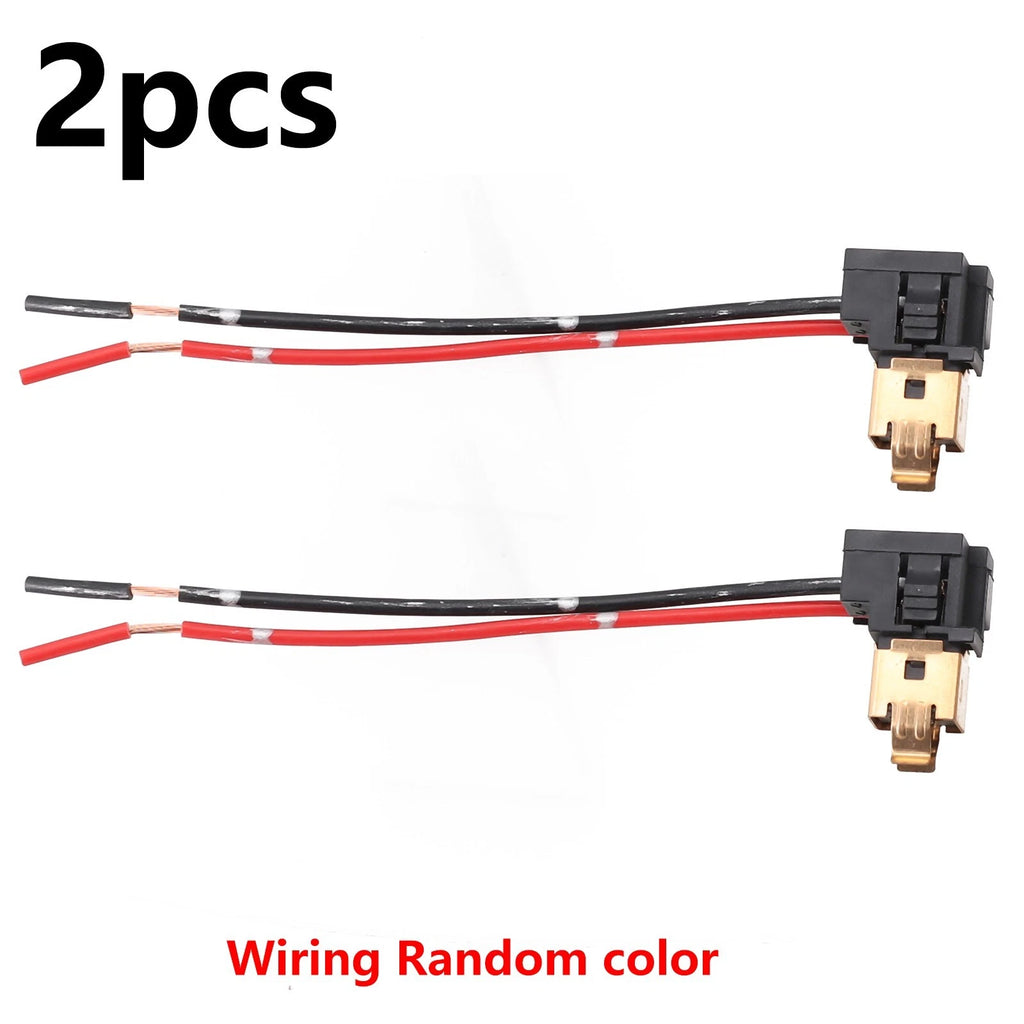 2X H1 H3 Socket Extension Wiring Harness Connector LED Headlight Adapter