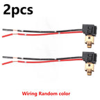 2X H1 H3 Socket Extension Wiring Harness Connector LED Headlight Adapter