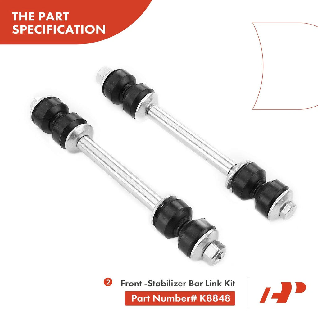 10x Front Control Arm Sway Bar Tie Rod for Chevrolet Express (2003–2023)