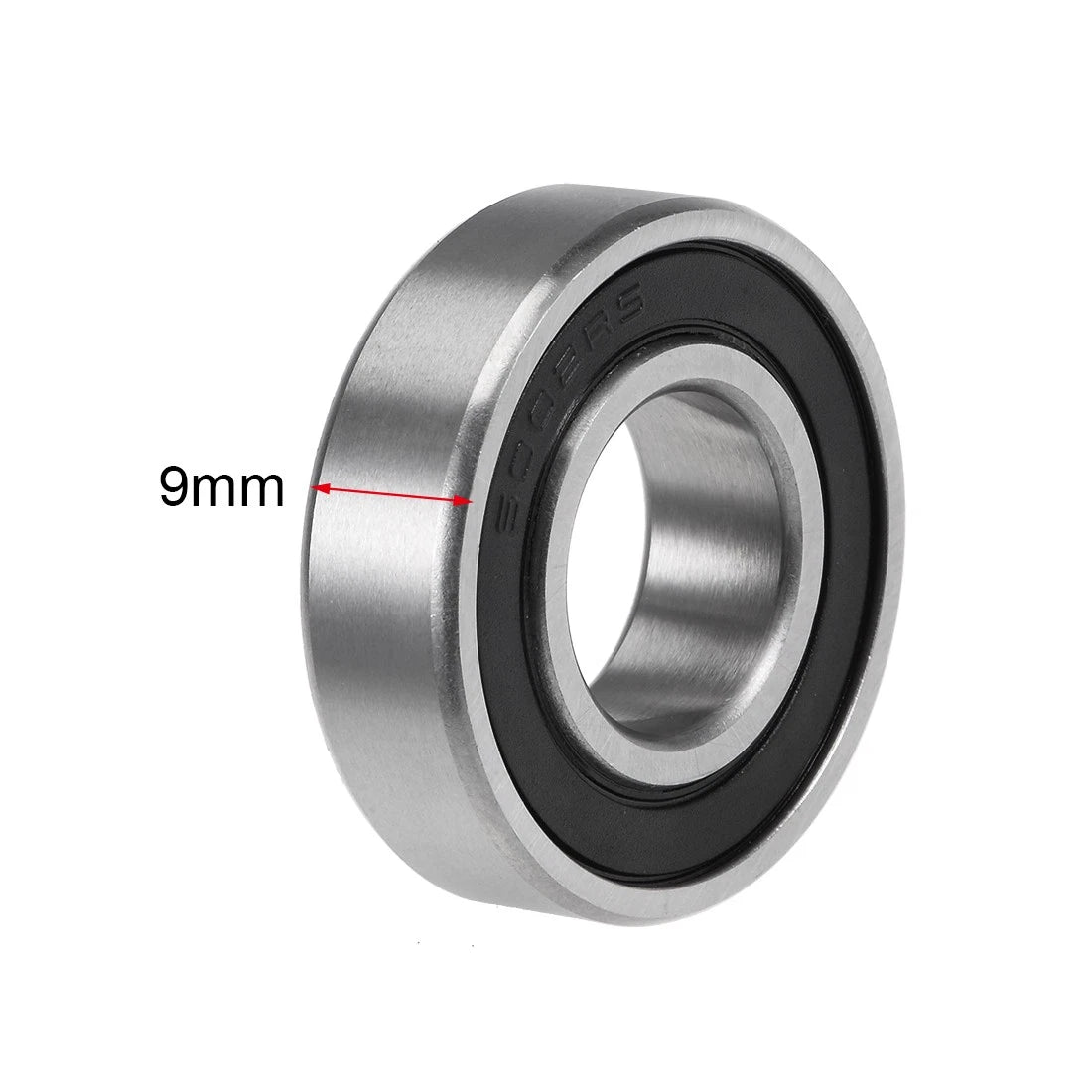 Set of 4 Deep Groove Ball Bearings 6002-2RS 15x32x9mm Double Sealed Chrome
