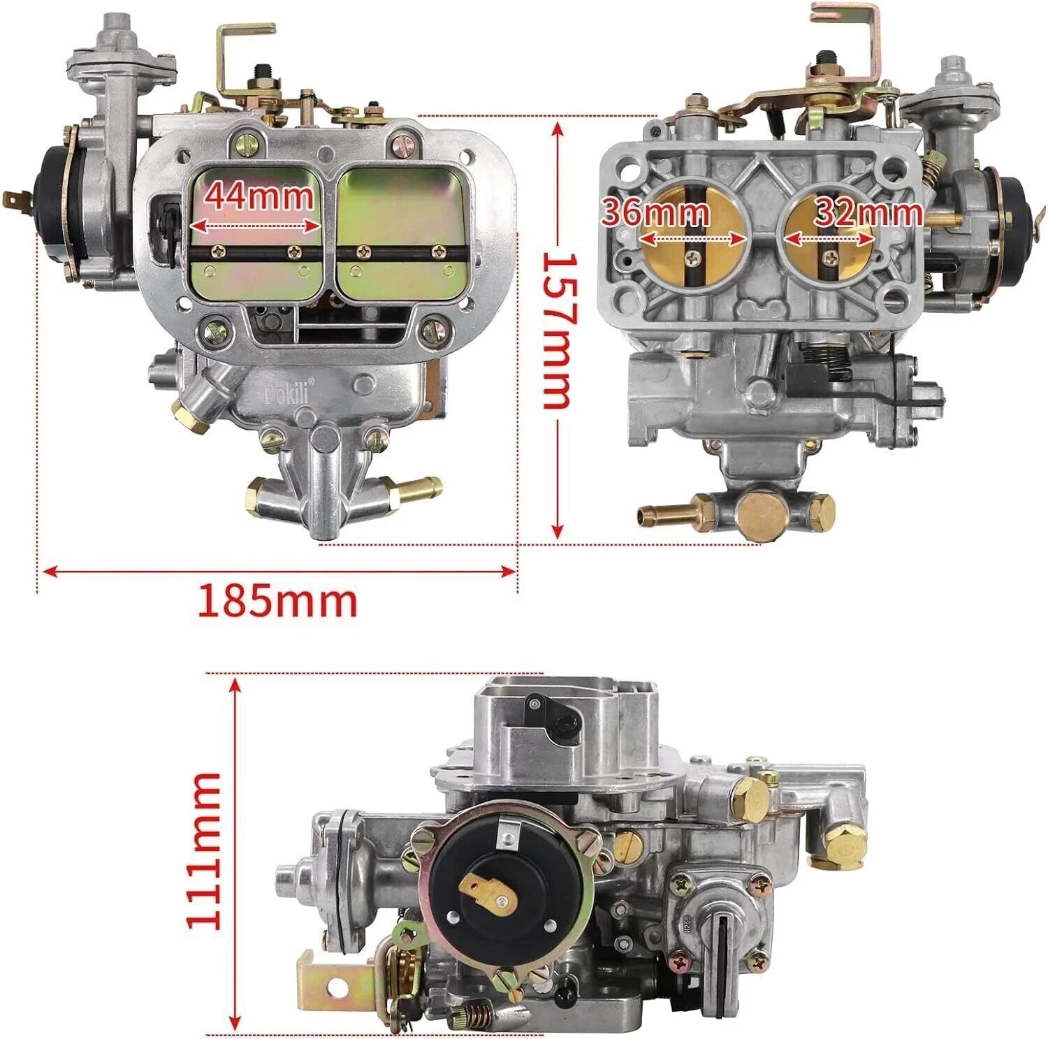 Weber 32/36 DGEV DGV Carburetor for Nissan Toyota Pickup Mazda B2000 (1979–1985)