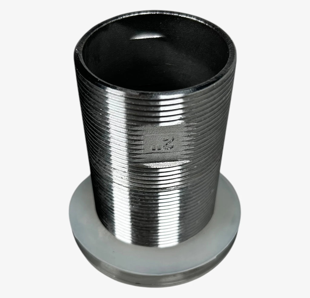 Thru Hull for Gemlux (3 5/8" x 2" NPT Stainless Steel)