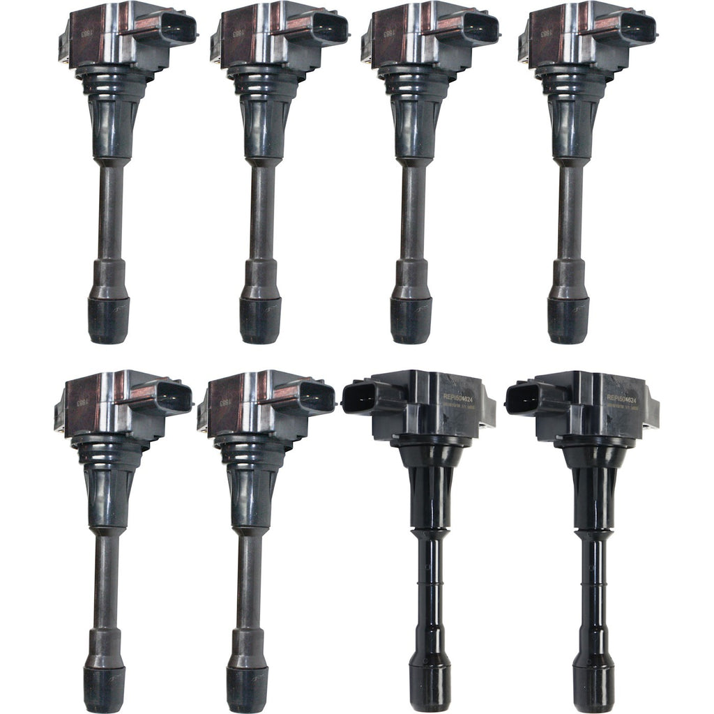 Set of 8 Ignition Coils for Infiniti Q70L Q70 QX70 M56 FX50 (2009–2013)