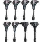 Set of 8 Ignition Coils for Infiniti Q70L Q70 QX70 M56 FX50 (2009–2013)