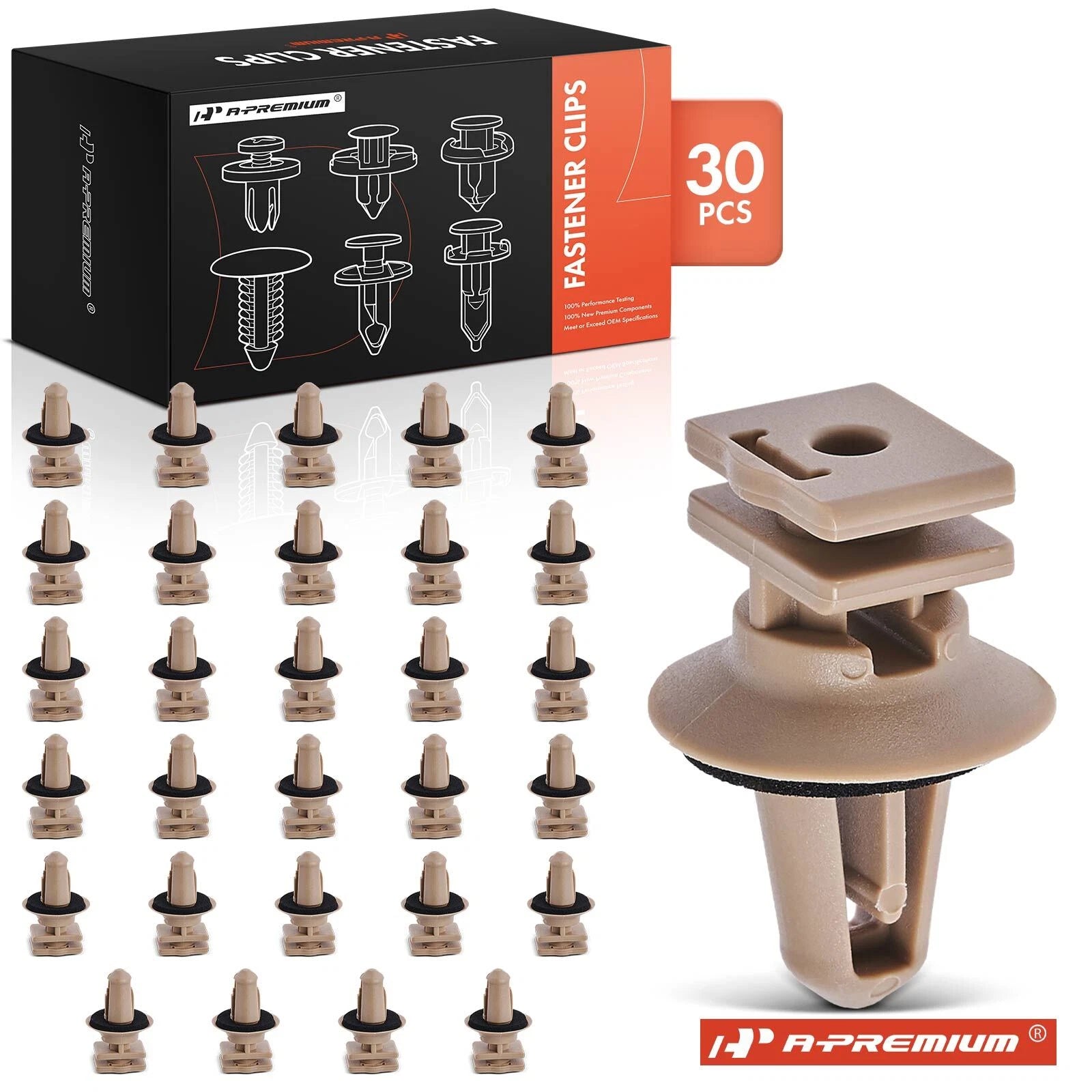 30Pcs Door Sill Trim Clips for BMW 