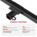 Trailer Hitch Receiver for Toyota Tacoma (2005-2015)