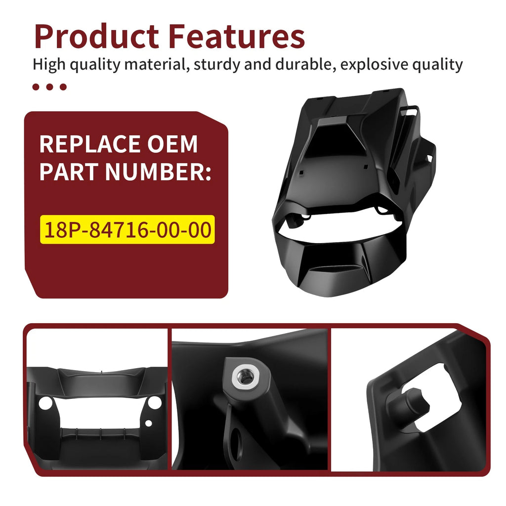 Tail Light Cover for Yamaha YFZ450 450R SE (2009–2024) - Black