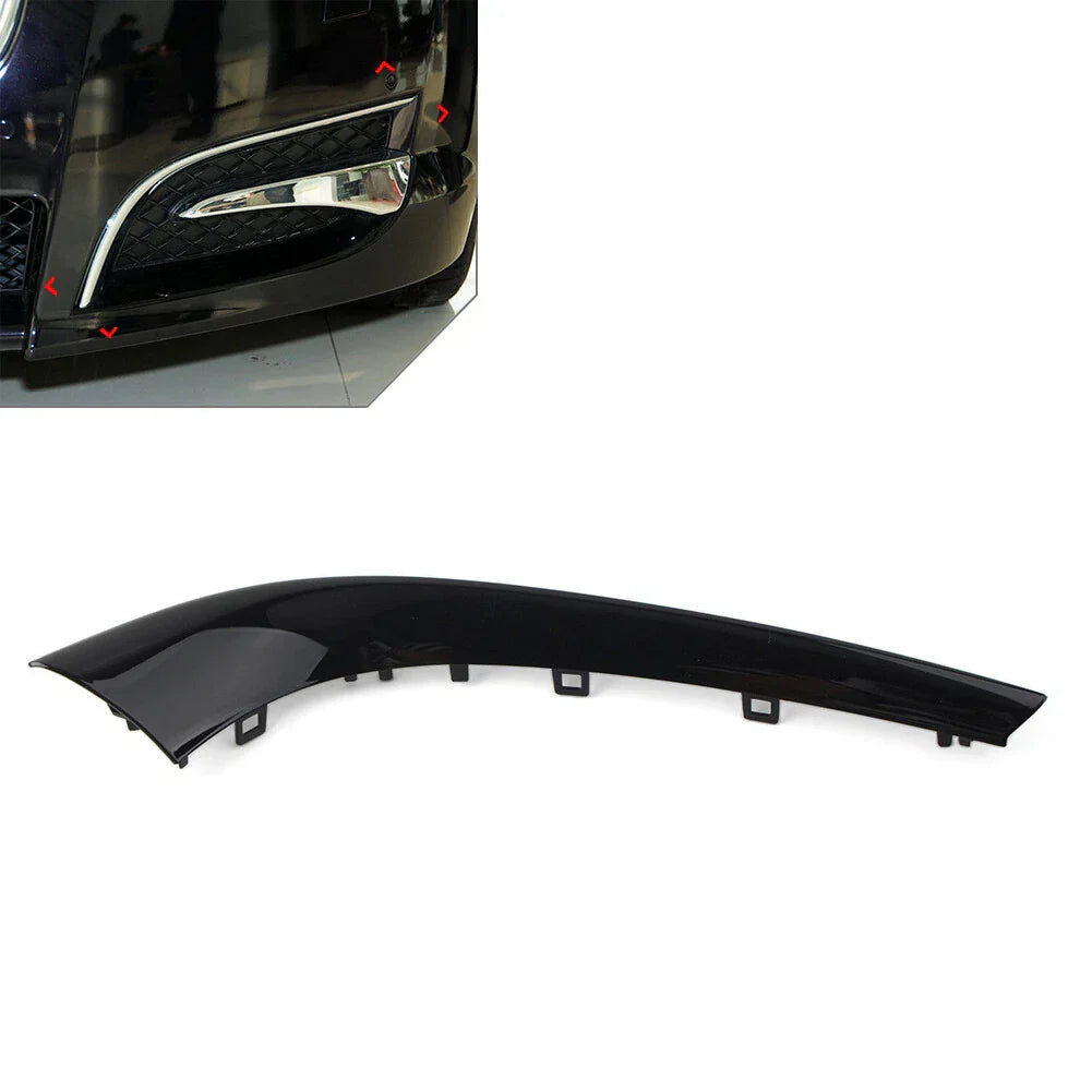 Black Front Bumper Upper Molding Trim for Jaguar XF (2012-2015)
