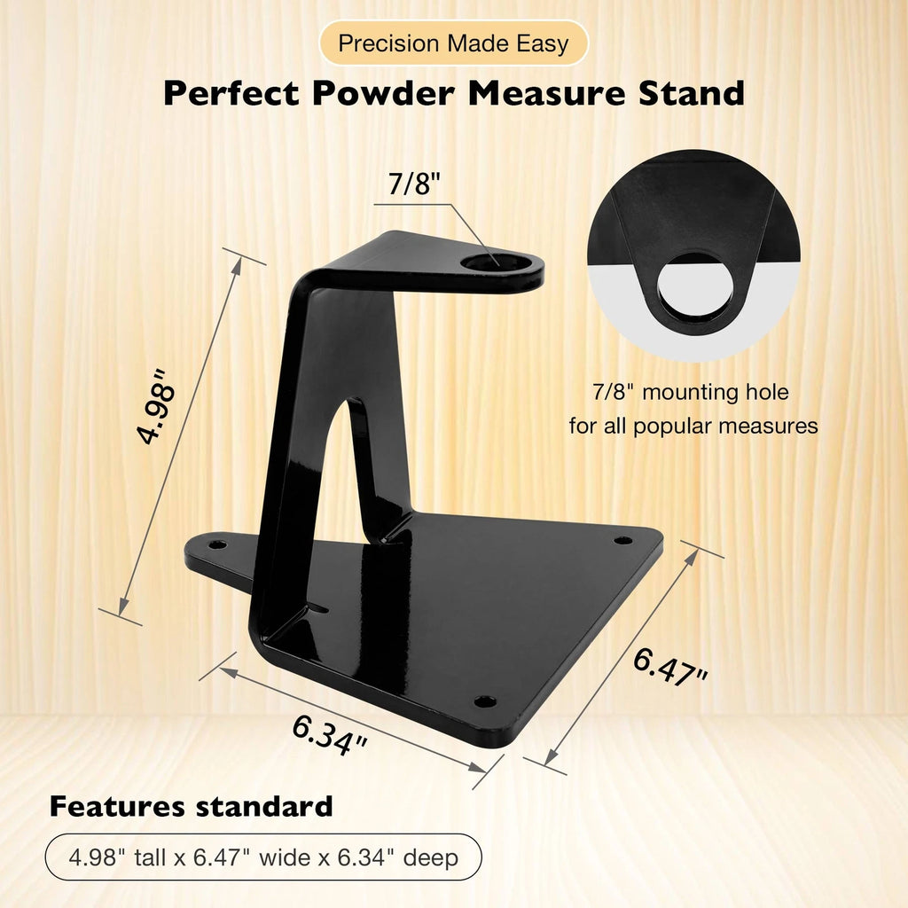 Reloading Powder Measure Stand for Most Powder Measures (7/8" Mount)