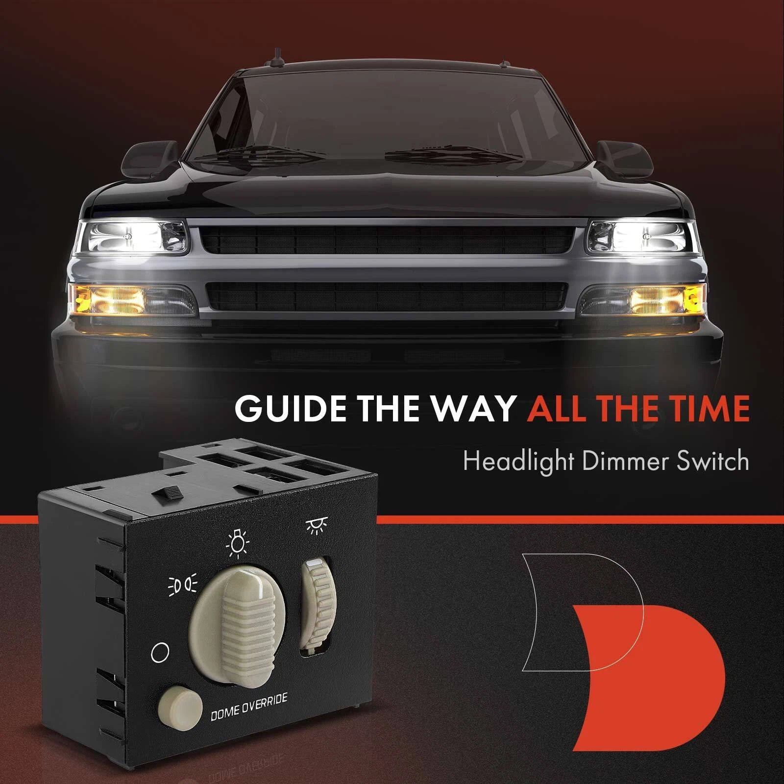 Headlight Dimmer Switch for Cadillac Avalanche 1500 GMC Jimmy (2002-2006)