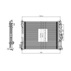 Replacement Plastic/Aluminum Radiator (See compatibility Chart)