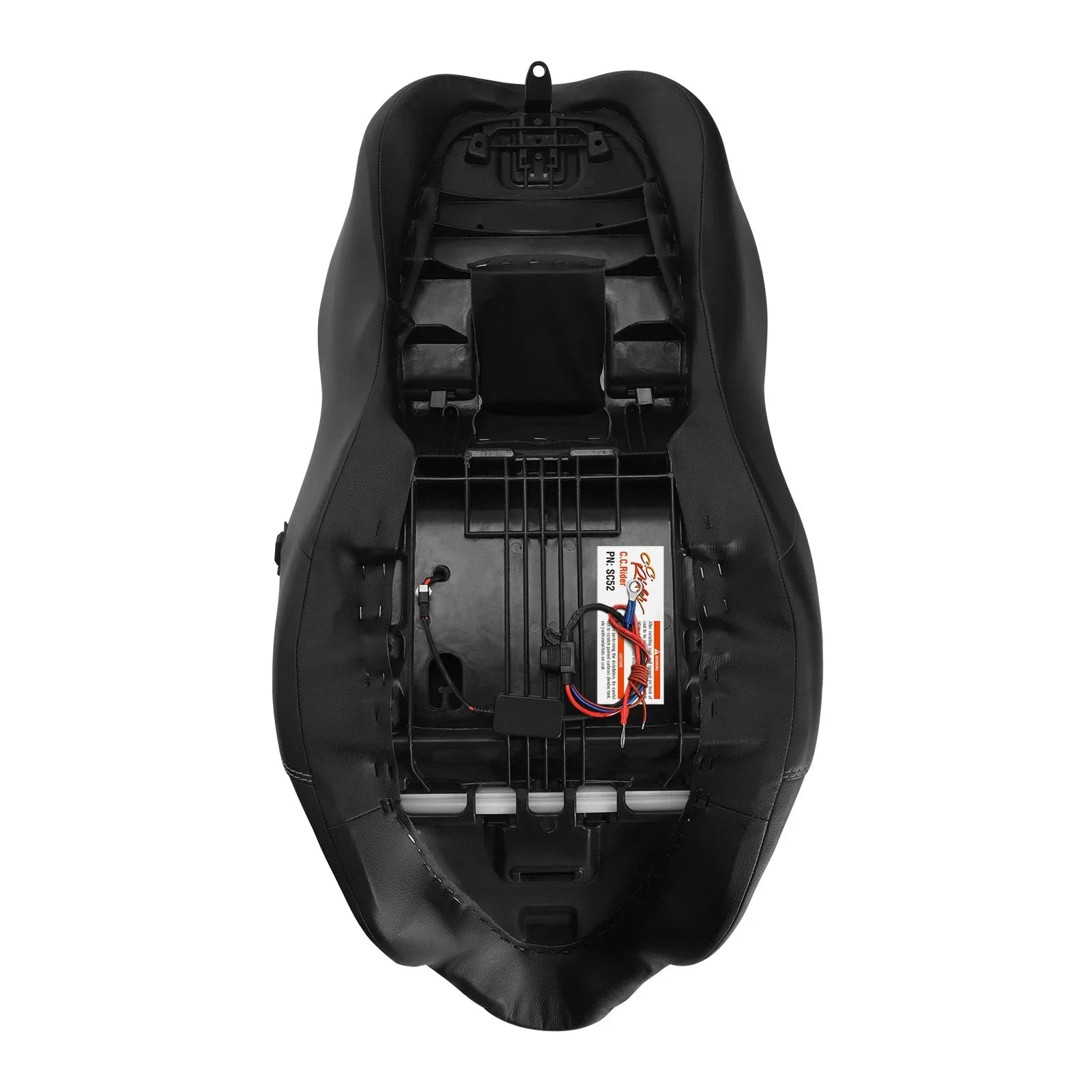 Heated Driver & Passenger Seat Black for Harley Street Glide (2009 - 2023)