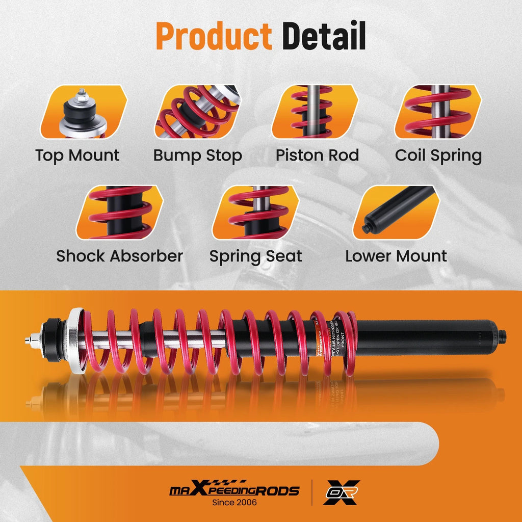 Front Shock Struts for Polaris Sportsman 300 400L (1993–1995)