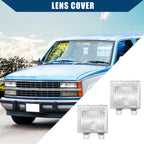 1 Pair Park Signal Lens Covers for Chevrolet Blazer (1987–1988) Clear