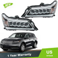 Set of 2 LED Headlight Assemblies for Acura MDX (2014–2016)