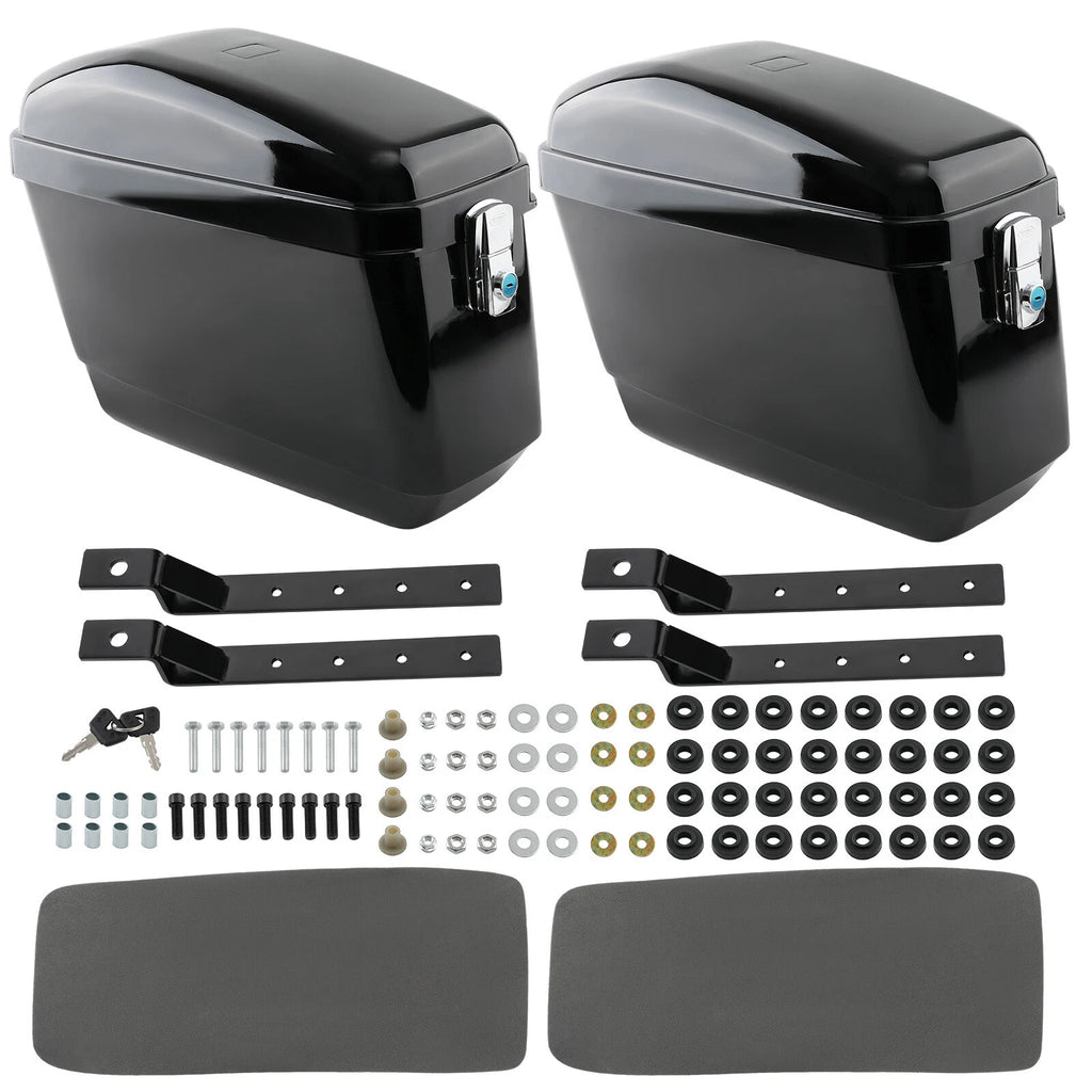 Hard Saddlebags for Suzuki Kawasaki Victory Motorcycles