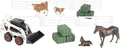 ERTL 1/32 Bobcat S450 Skid Loader Hobby Set (47394)