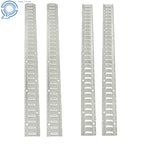 Set of 4 E Track Tie Down Rails for Truck Trailer Cargo Van