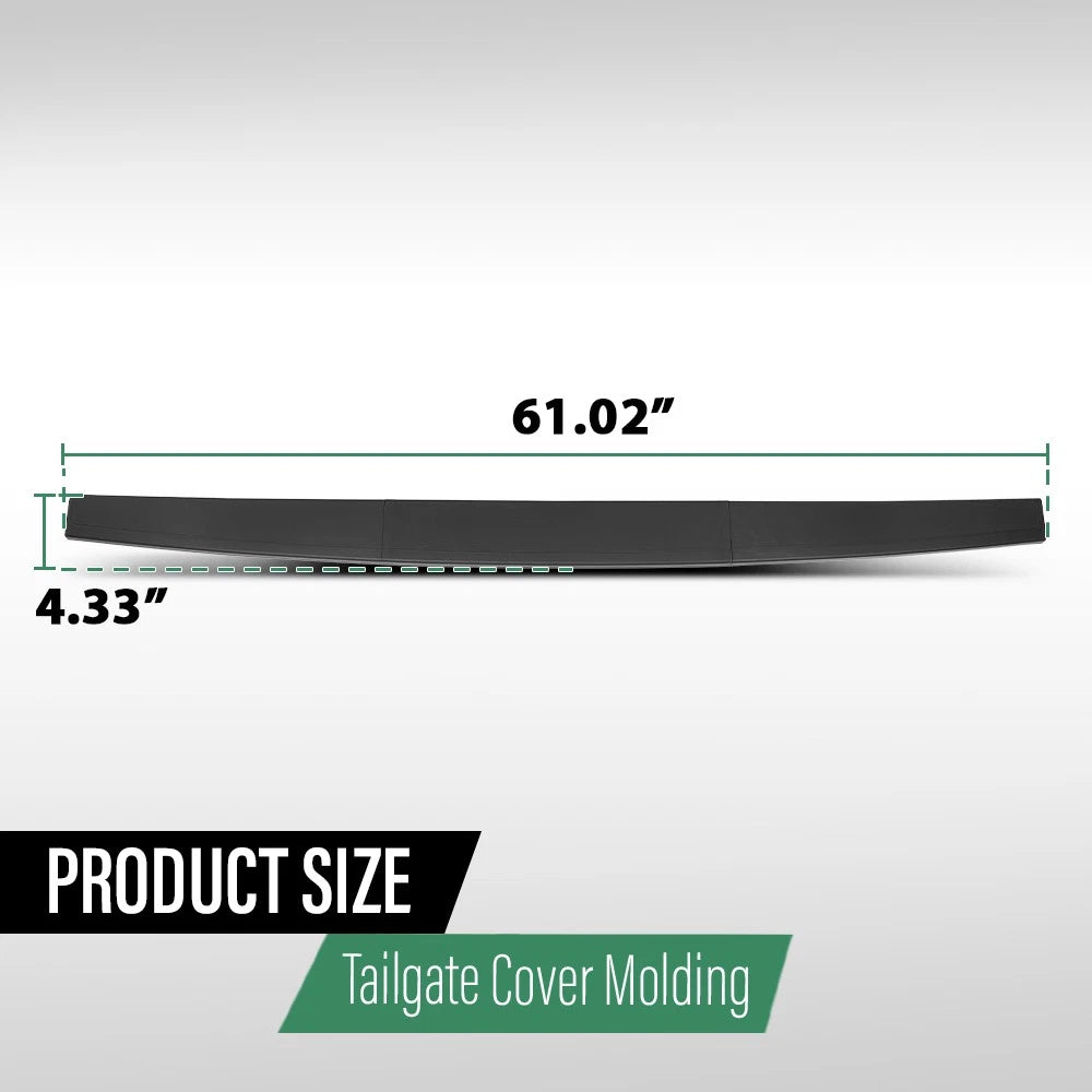 Tailgate Cap Molding for GMC Sierra, Chevy Silverado (2014–2018)