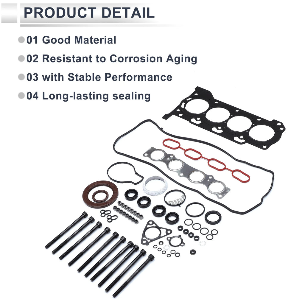 Cylinder Head Gasket Set for Toyota Corolla 1.8L (2009–2016)