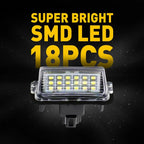 2X Rear LED License Plate Light for Toyota Camry Yaris Highlander Avalon Prius