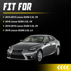 Set of 2 Front Bumper Cover Retainer Brackets for 2014–2015 Lexus IS250