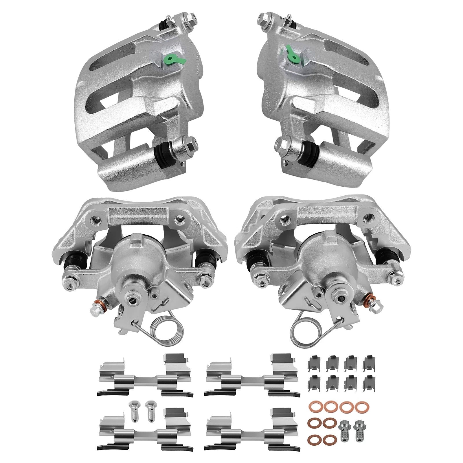 Set of 2 Front Rear Disc Brake Calipers w/Bracket for Ford Taurus (2013–2019)