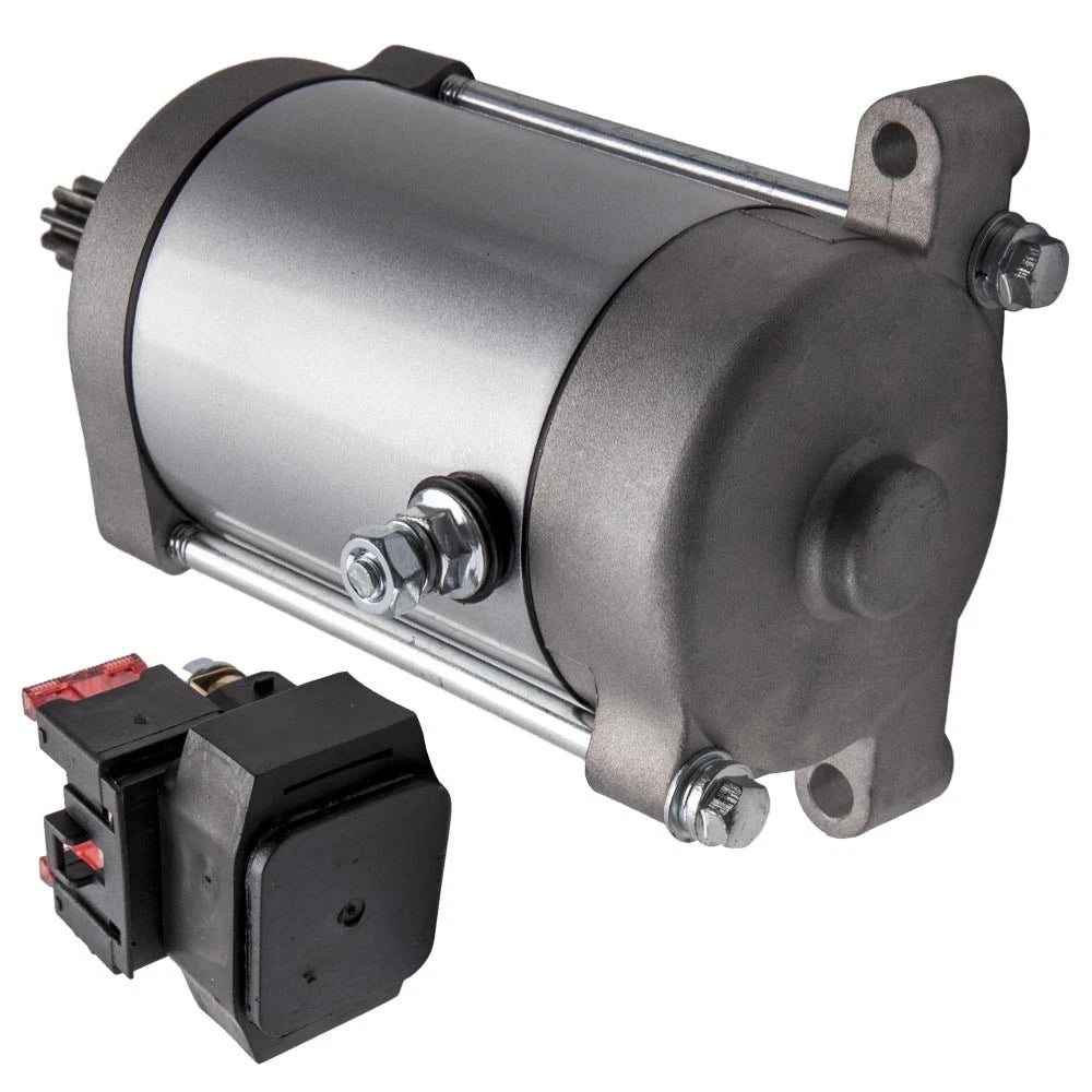 Starter Motor & Relay Solenoid for Yamaha Kodiak 400 (2000–2006)