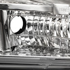 Set of 2 Chrome Housing Clear Corner Headlights for Avalanche/Suburban (2007–2014)