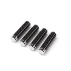 4 x Carbon Fiber Door Lock Pins Knob 35x8mm for BMW Benz