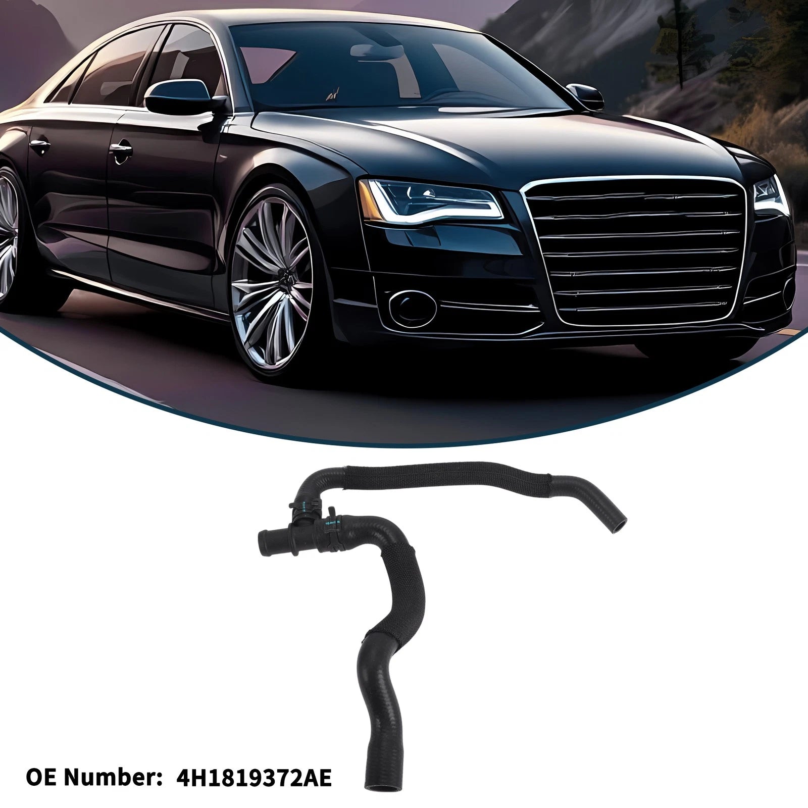 Radiator Hose No. 4H1819372AE for Audi A8 Quattro (2013–2014)