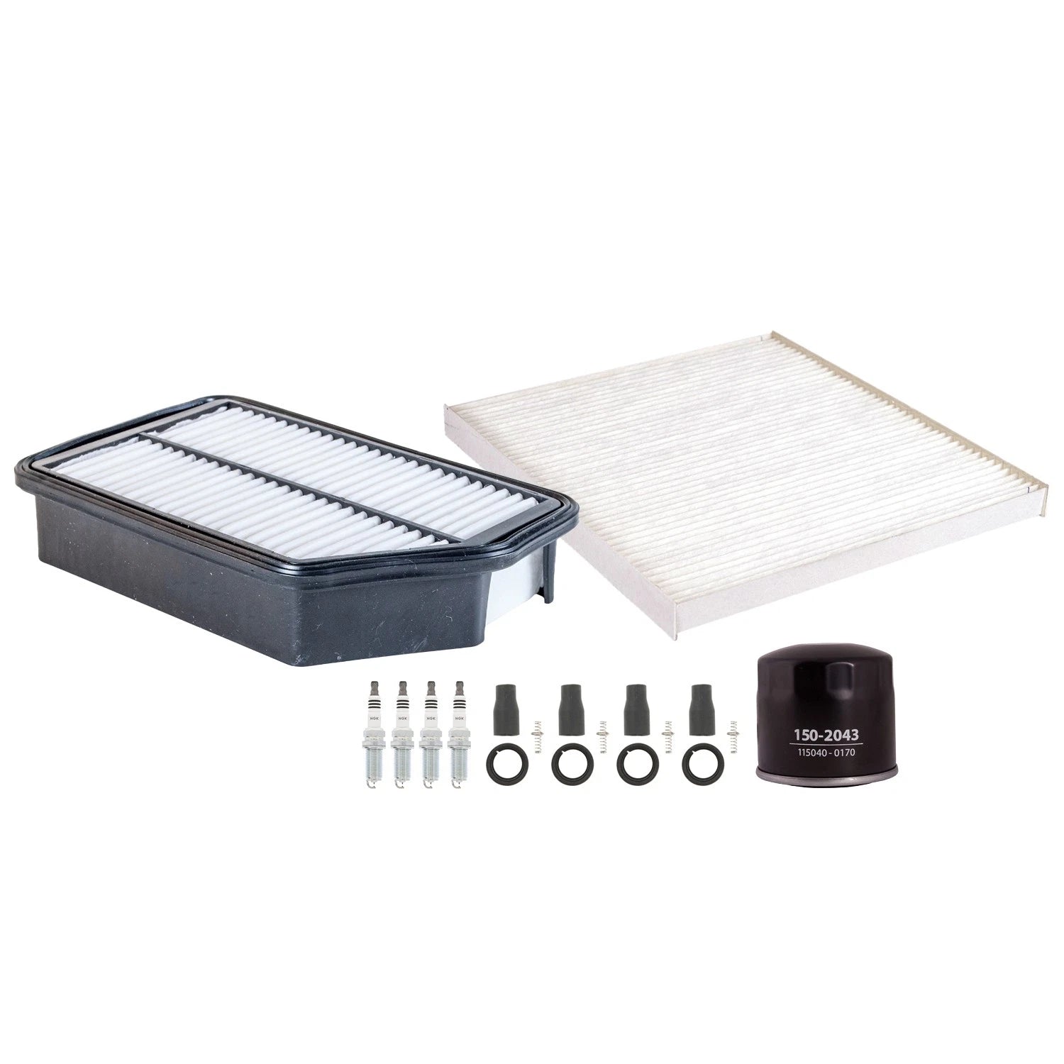 Tune Up Kit with 4 Spark Plugs & Boots for Sportage Tucson (L4 DOHC)