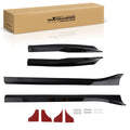 2PC Side Skirt Extension Panels for Tesla Model 3 (2017–2023) Black ABS