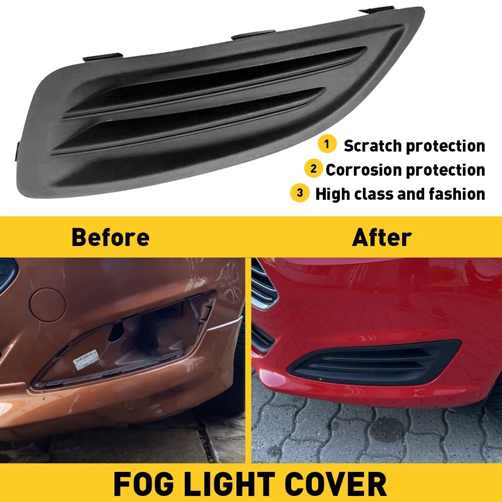 Front Bumper Fog Light Cover for Ford Fiesta (2014–2019)