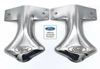 Exhaust Tail Pipe Deflector Shield Set for Ford Custom Oval (1965–1972)