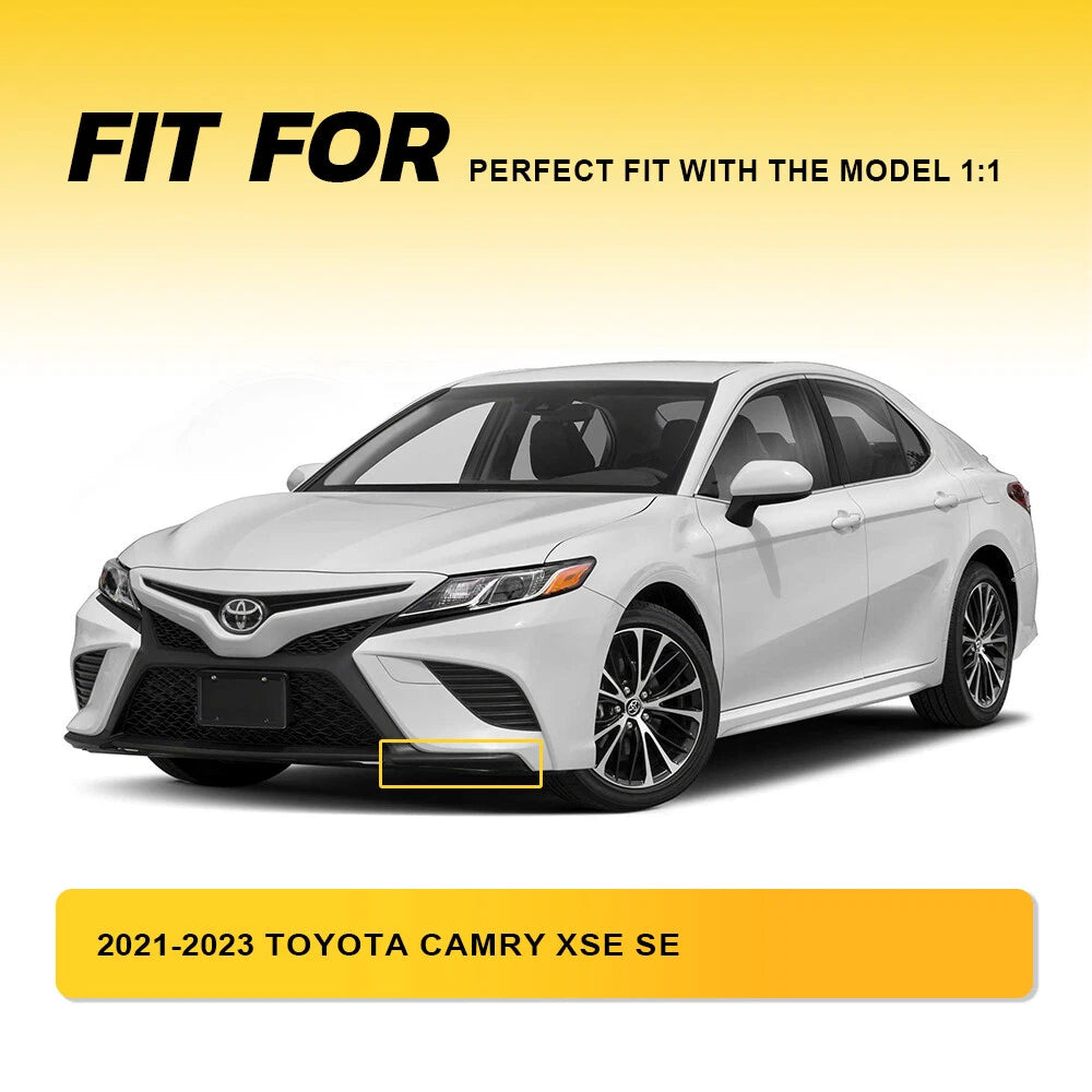 Set of 2 Front Bumper Side Trim for Toyota Camry (2021–2023) Black