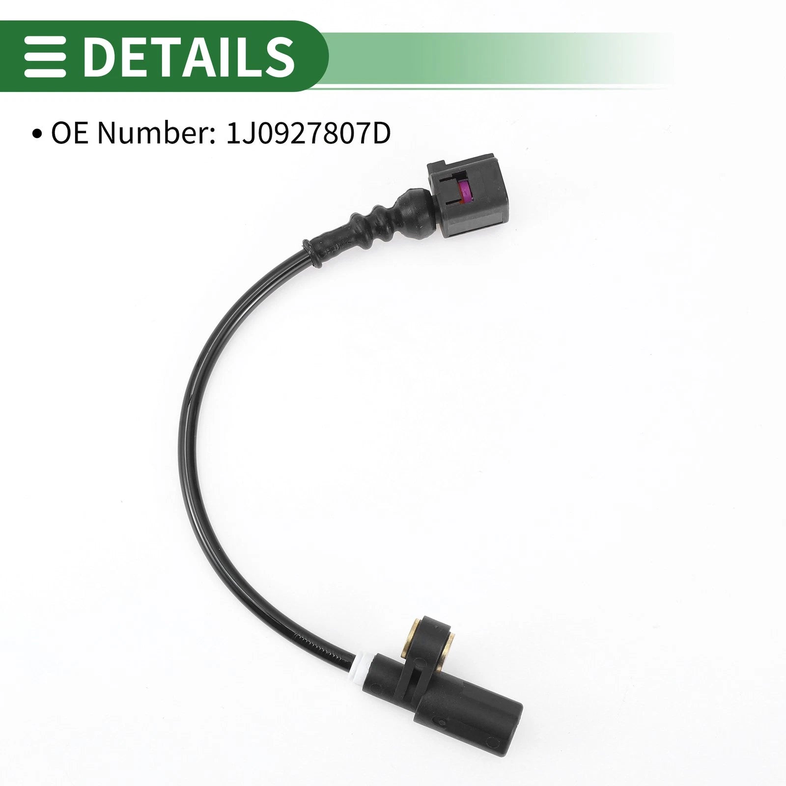 ABS Wheel Speed Sensor No. 1J0927807D for Audi A3 8L1, TT 8N3 (1996–2006)