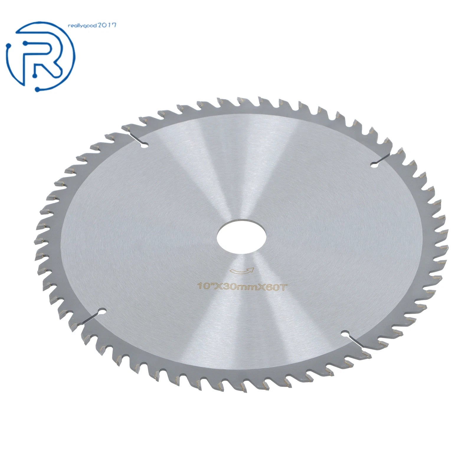 60 Tooth Carbide Saw Blade for Wood with Nails (10 Inch, 30mm Arbor)