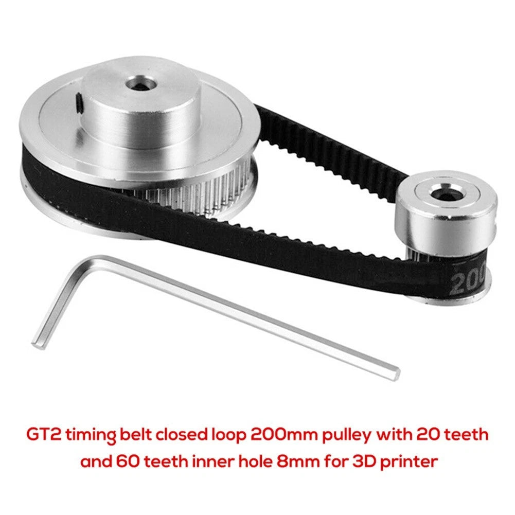 Synchronous Wheel Set Kit for 2GT60T20T Reduction Gear Printer (2000–2023)