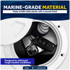 4" Round Inspection Deck Plate Hatch for Marine Use