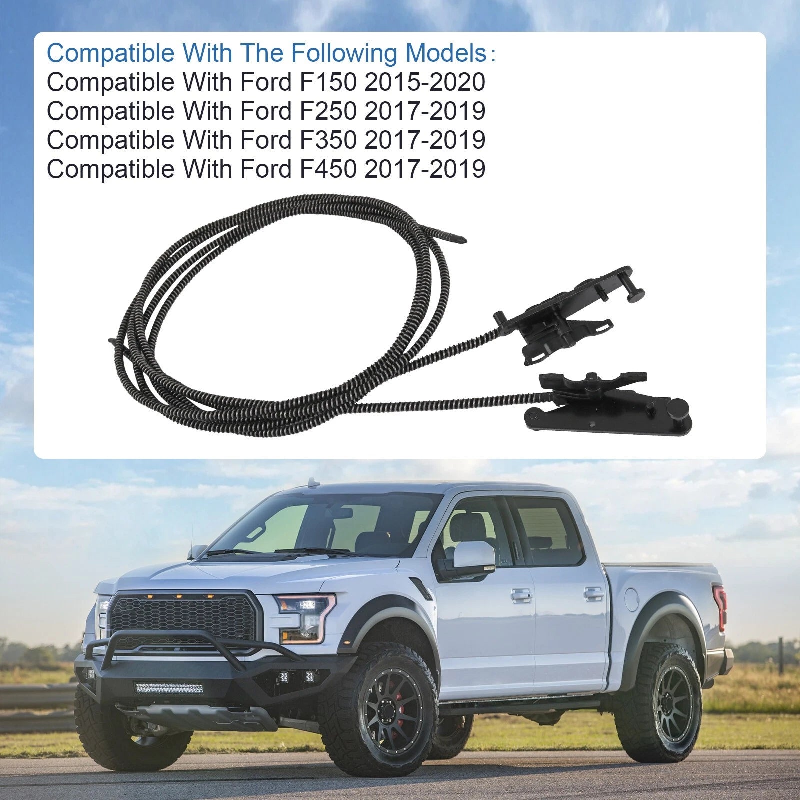Sunroof Glass Cables for Ford F150 Crew Cab (2015-2020)