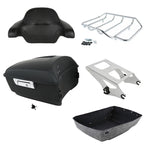 Matte Black Trunk Pad Mount for Harley Touring Street Glide (2014–2026)