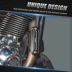 Aluminum Moto Pipe Heat Shield Cover Kit for Harley Tri Glide FLHTCUTG (2016–2024)