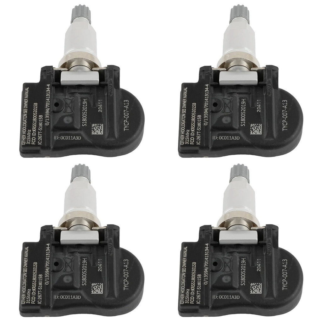 4X Tire Pressure Sensor Monitor TPMS for Mazda 2 3 5 6 CX-7 CX-9 MX-5 (2007–2020) BBM2-37-140