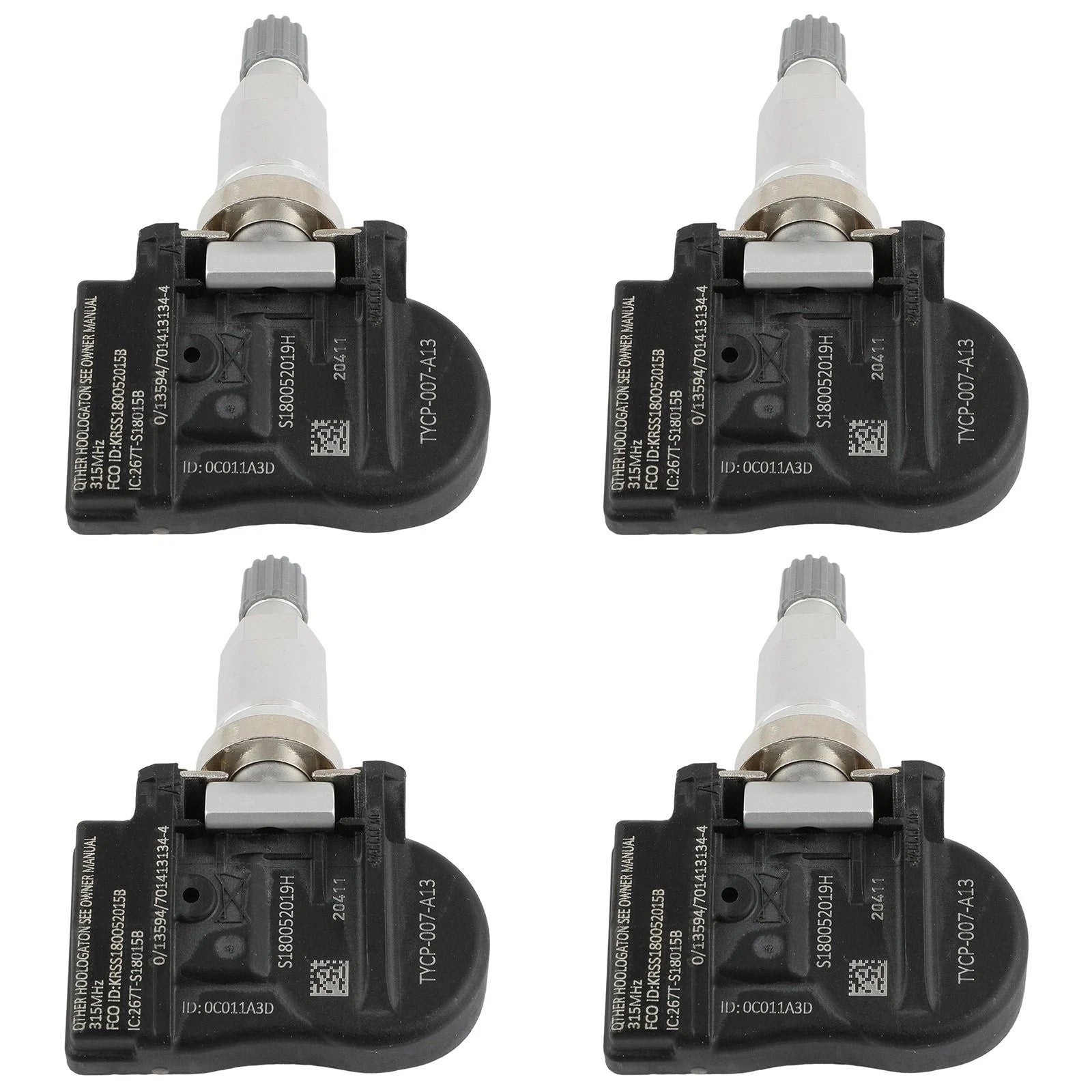 4X Tire Pressure Sensor Monitor TPMS for Mazda 2 3 5 6 CX-7 CX-9 MX-5 (2007–2020) BBM2-37-140
