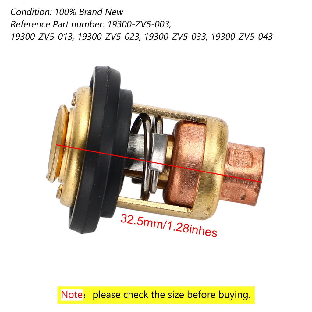 Thermostat for Honda Marine Outboard 20-130HP (19300-ZV5-043, Sierra 18-3630)