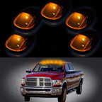 Set of 5 Amber Lens LED Bulbs for Dodge Ram (1999–2002)